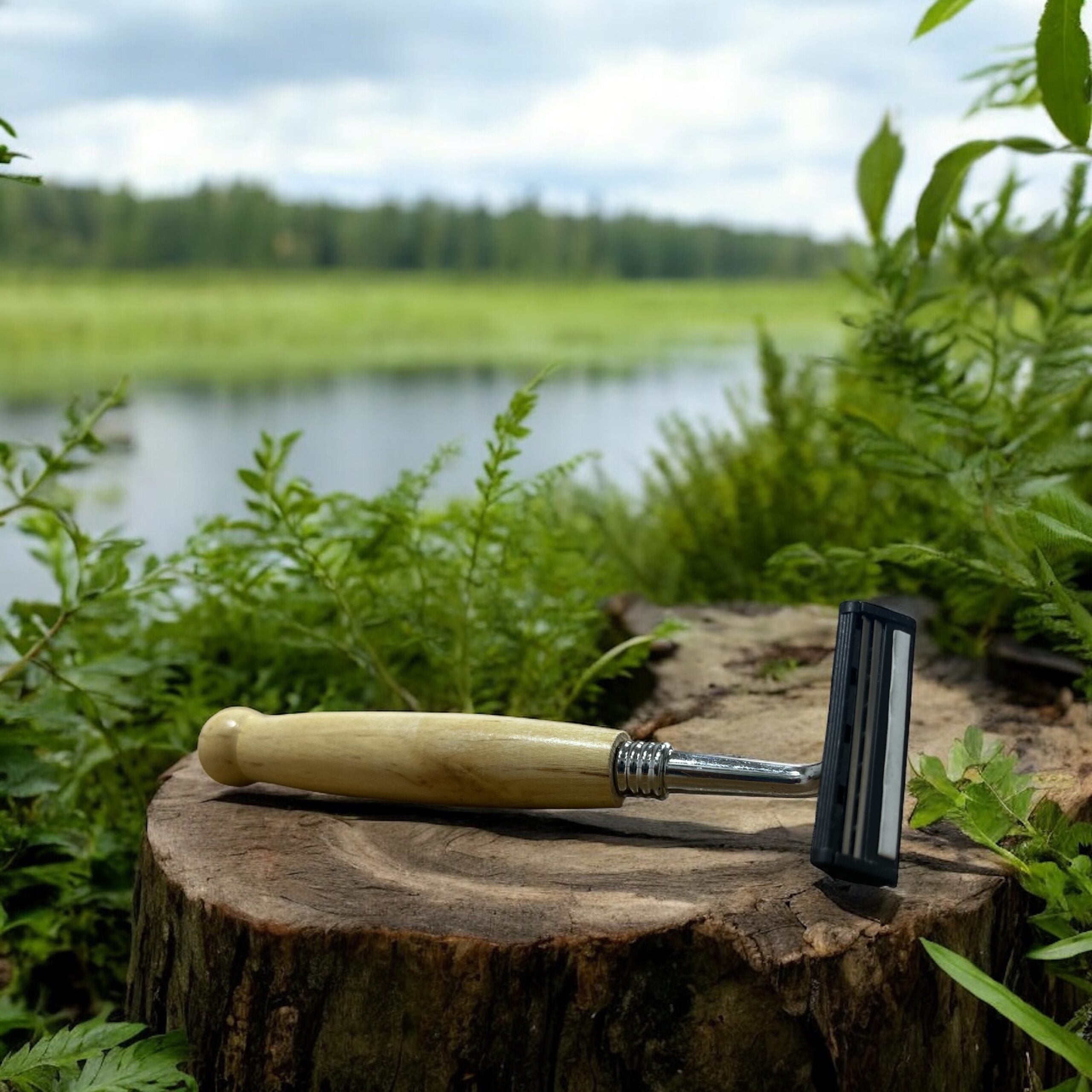 Bamboo Wooden Shaving Razor (pack of 1)