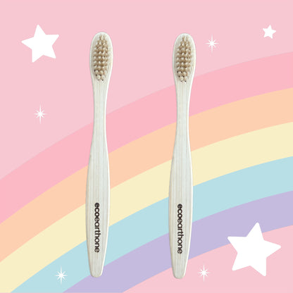 Kids Bamboo Toothbrush (pack of 2)