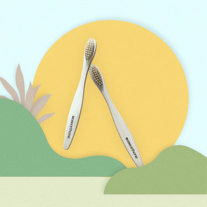 Kids Bamboo Toothbrush (pack of 2)