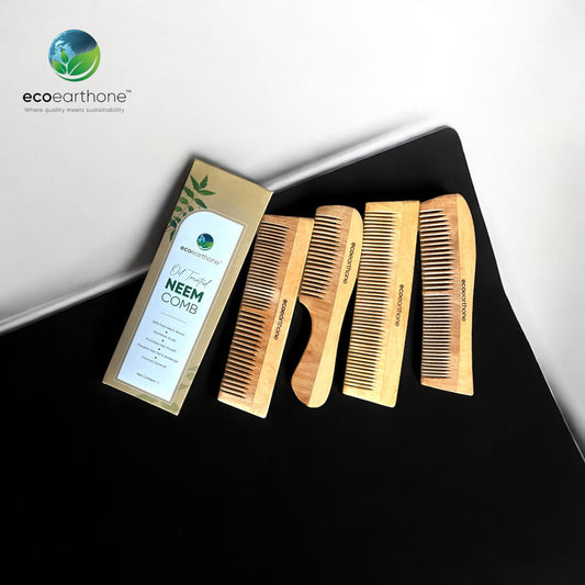 Neem Wood Comb (pack of 4) EcoEarthOne