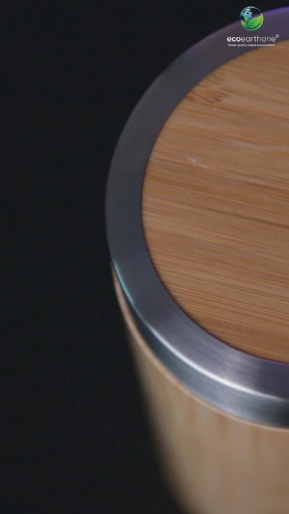 Bamboo Coffee flask ( SUS 304 )